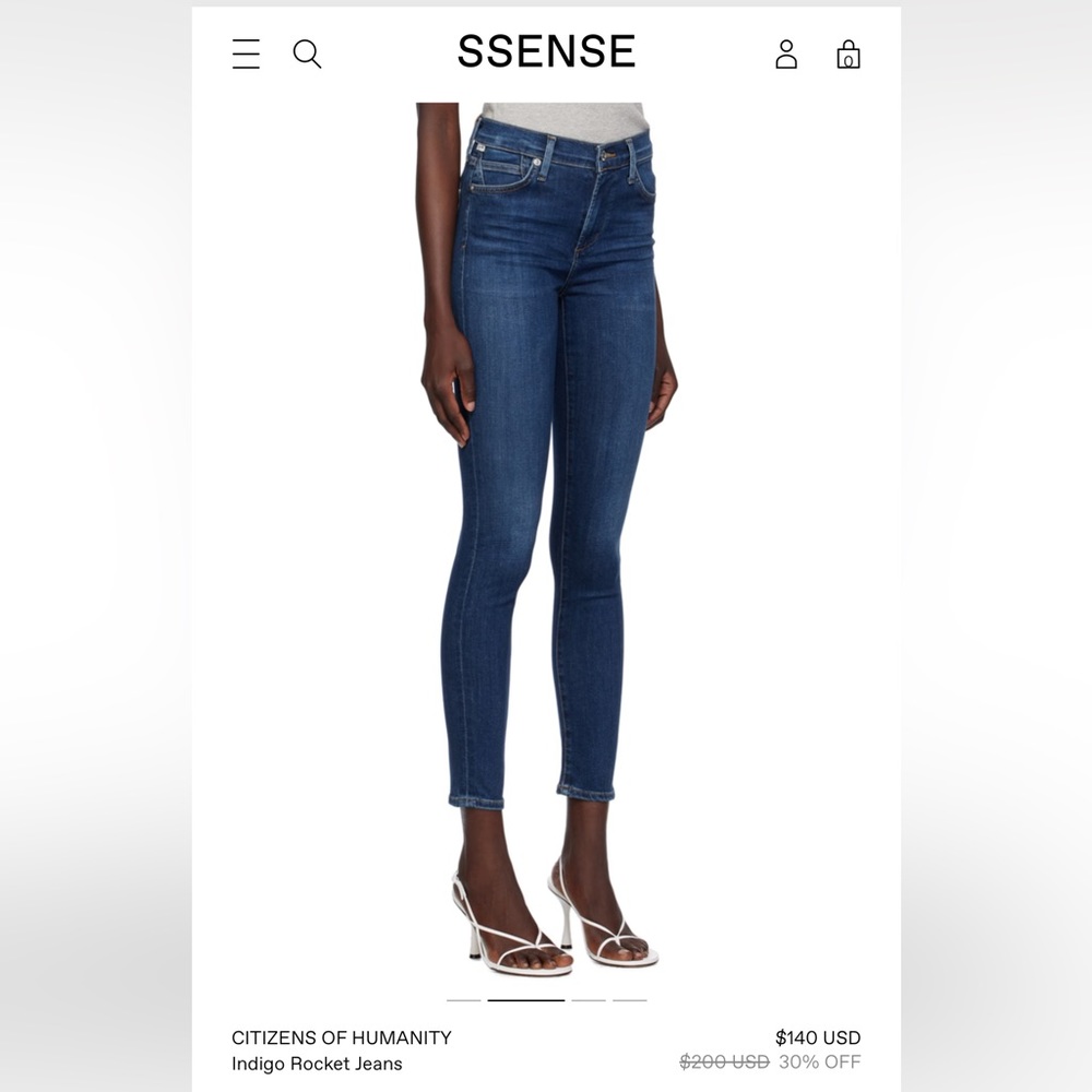 Citizens of Humanity Rocket dark wash jeans Never Worn- make an offer!